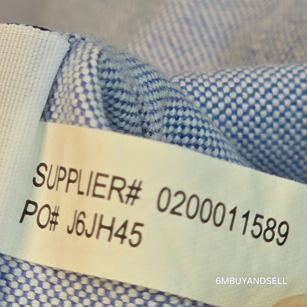 Ralph Lauren Men 2XLT Blue Oxford Button Down Shirt Classic Fit Tall Long Sleeve - Picture 13 of 13